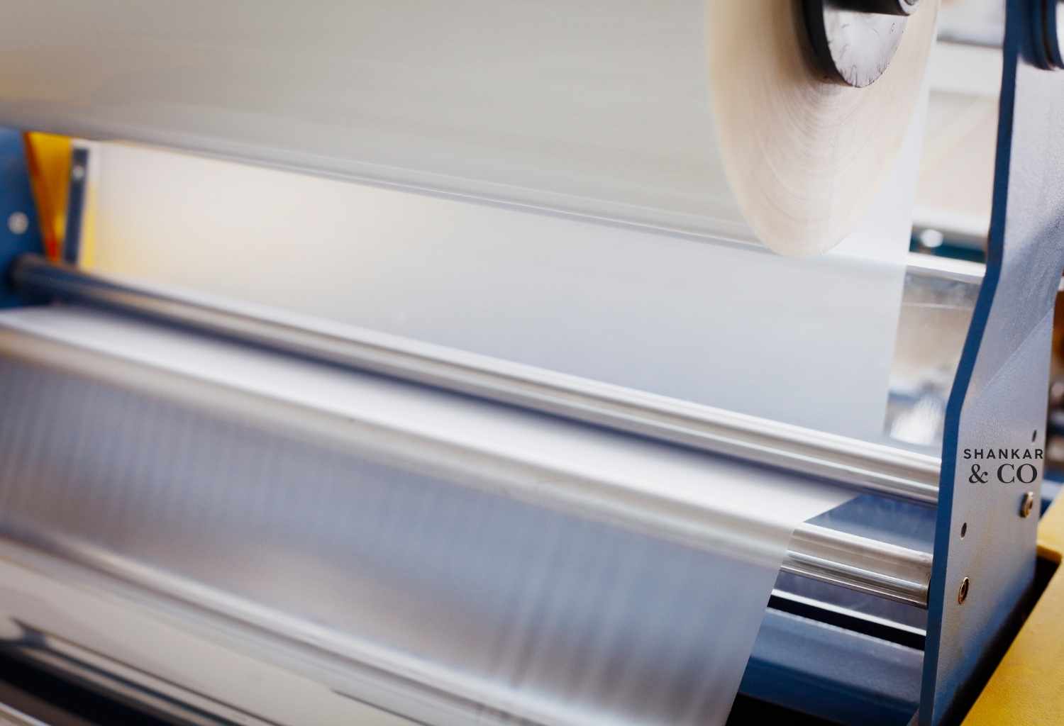 Best Offset Printing technology in Tiruppur. Shankar & Co Flute Laminator Machine